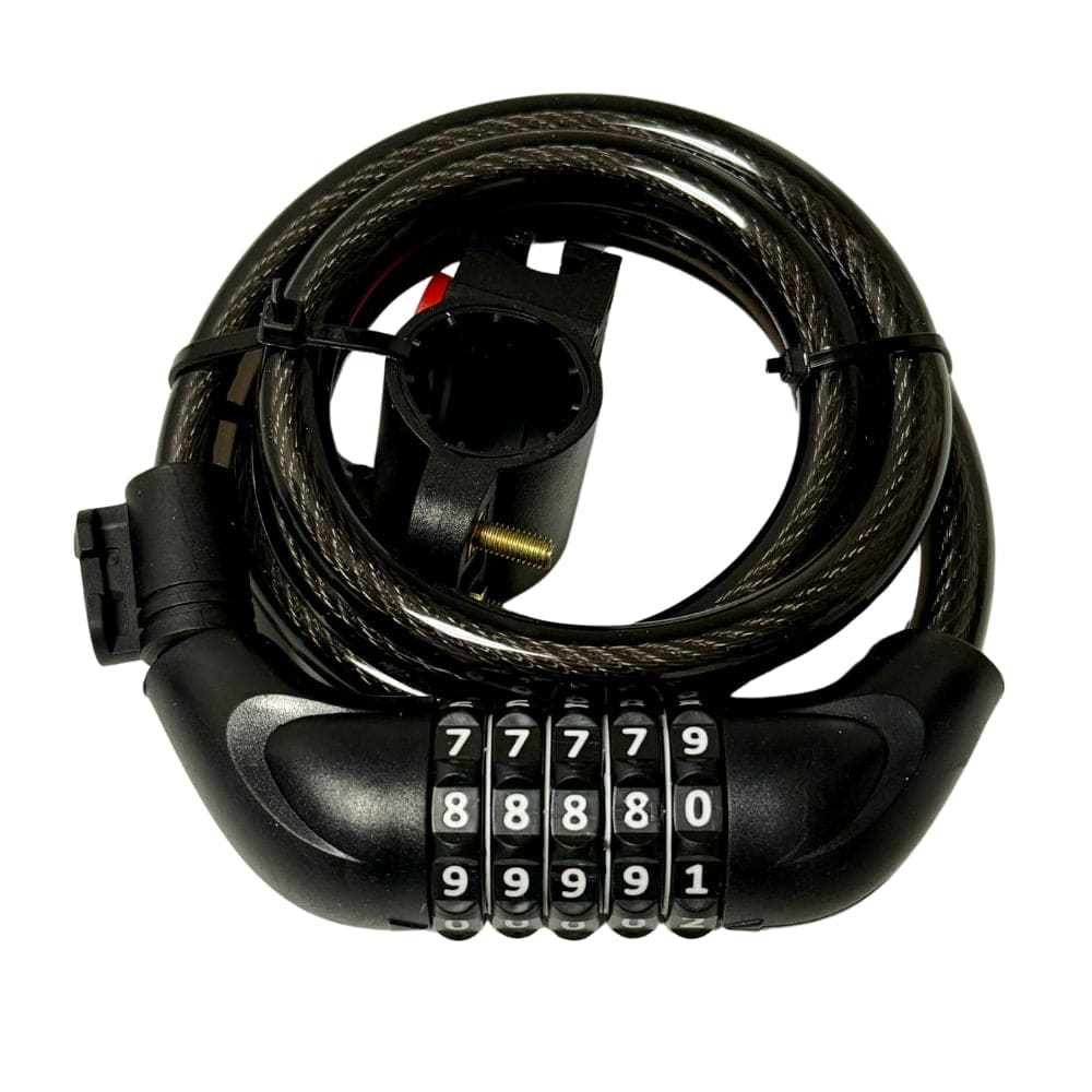 Bike Lock Cable: 5-Digit Anti-Theft, Durable Weather-Resistant