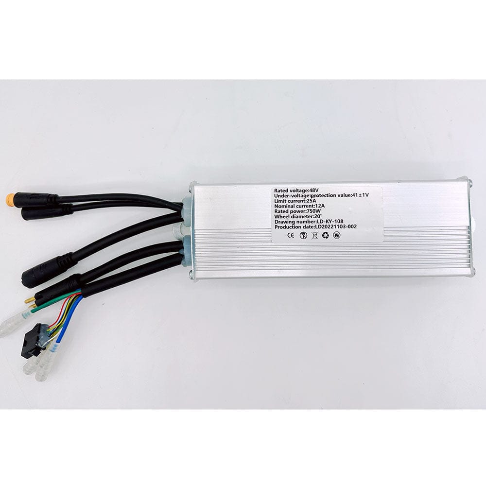 electric bicycle motor controller E-Bike Controller - 750W 48V - Compatible with Kasen Kabbit Plus & 20" Fat Tire Electric Bikes