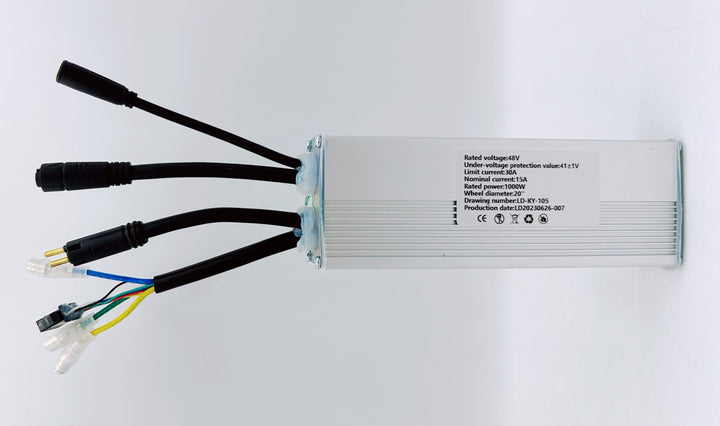 E-Bike Controller with Motor Cable - 1000W 48V - Compatible with Kasen Kabbit & Brushless Motors | High-Performance Electric Bike Part