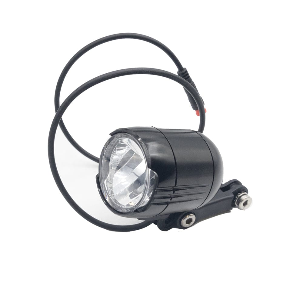 electric bicycle headlight Tracer LG-FL2312-48 Vintage LED E-Bike Retro Light Front Head Lamp 12V-48V 10W Diameter Chrome light conditions on any electric bike. LED Head Light, Super Bright