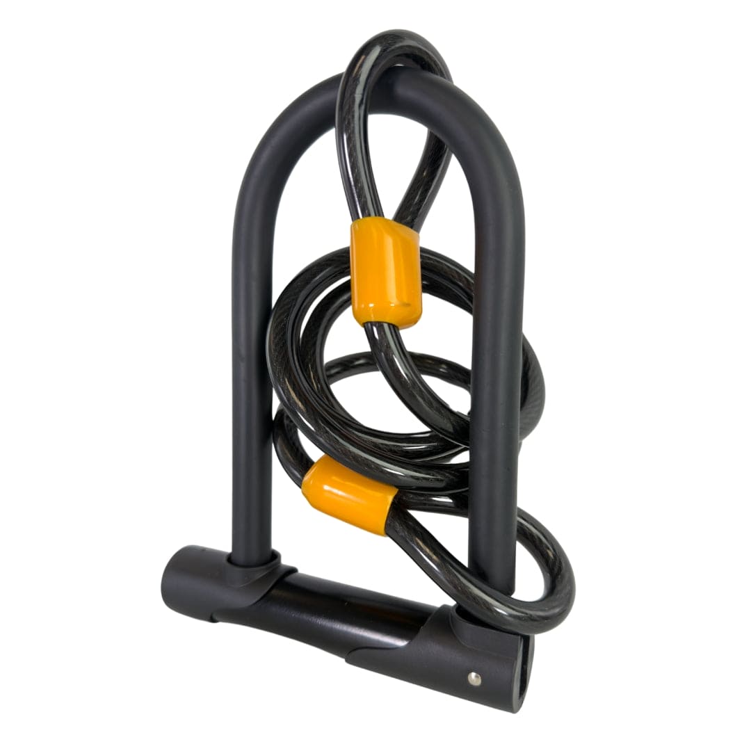 Bike U Lock 14mm with Cable: Anti-Theft Bicycle Lock for E-Bikes, Road & Mountain Bikes Bike U Lock 14mm with Cable: Anti-Theft Bicycle Lock for E-Bikes, Road & Mountain Bikes