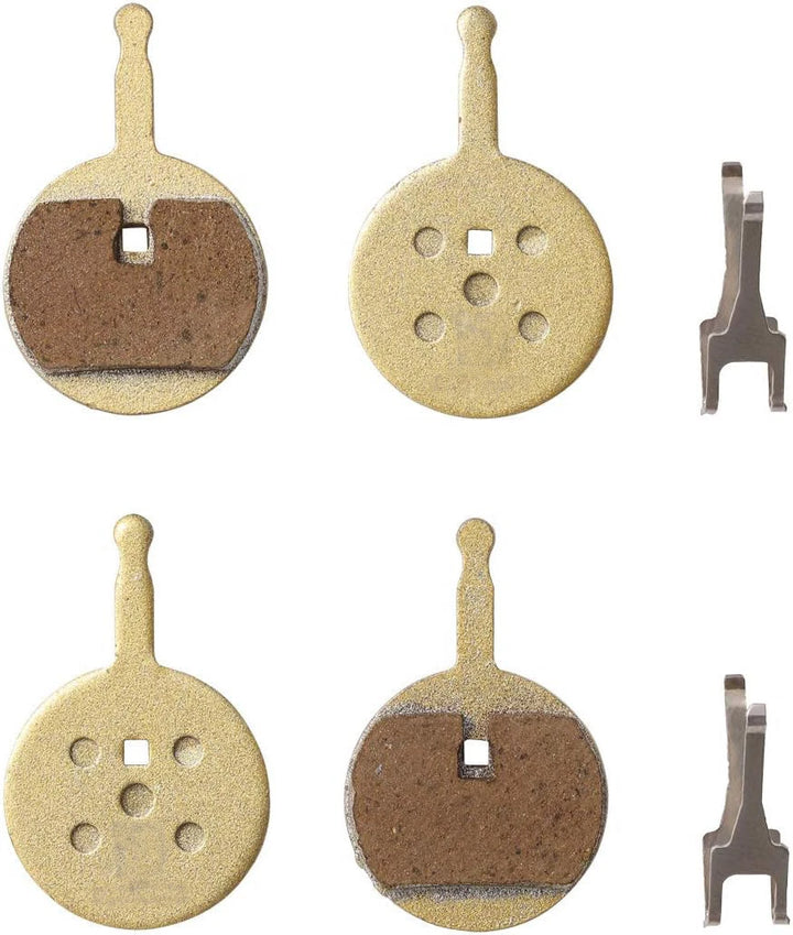 Two pairs of sintered metallic disc brake pads compatible with Avid BB5 calipers