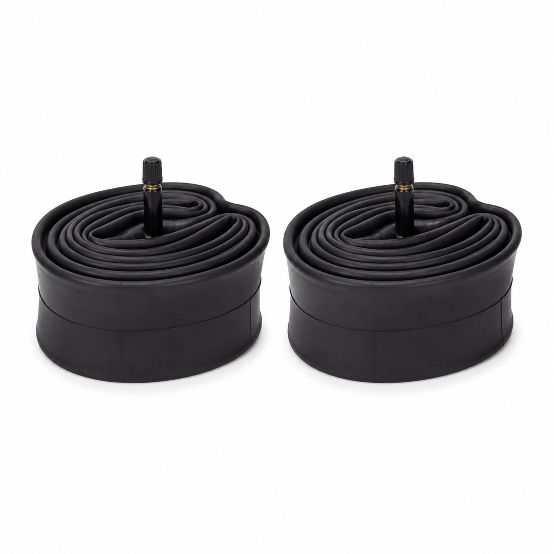 Two 20x4 fat bike inner tubes with 32mm Schrader valves