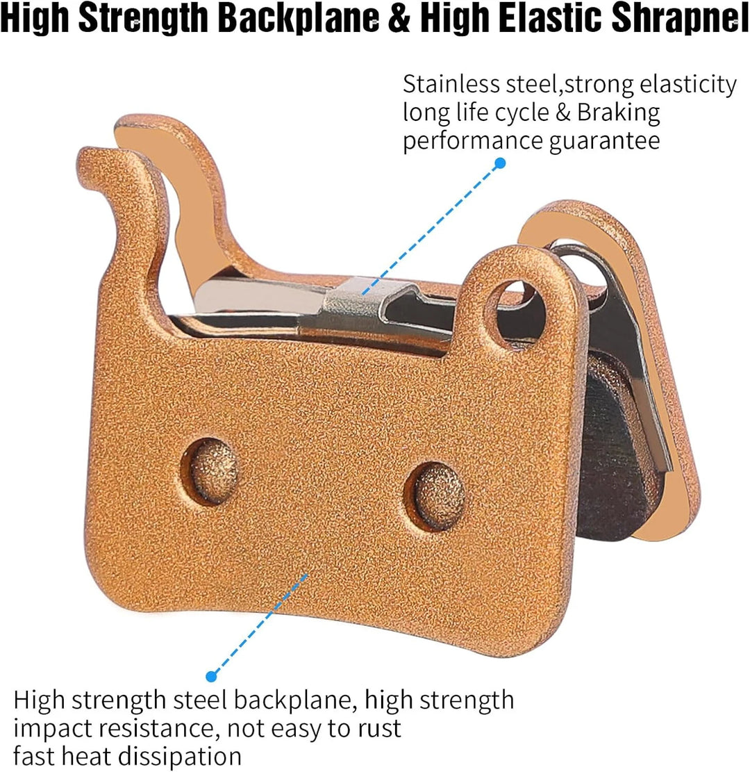 Sintered disc brake pad compatibility and fitment detail