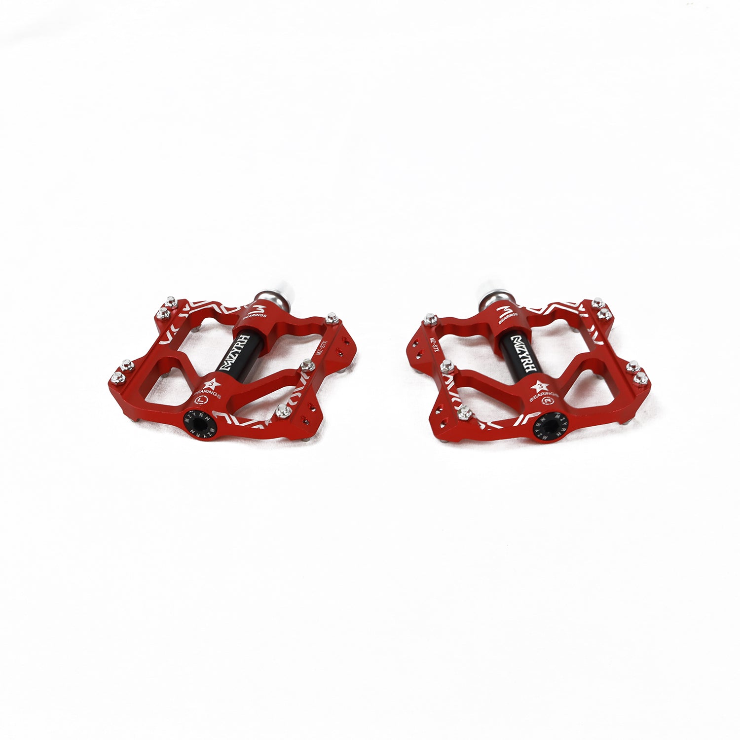 myzrh mountain bike pedals red 