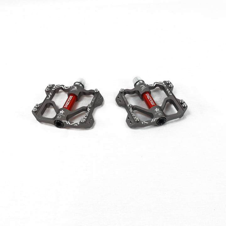 myzrh mountain bike pedals silver 
