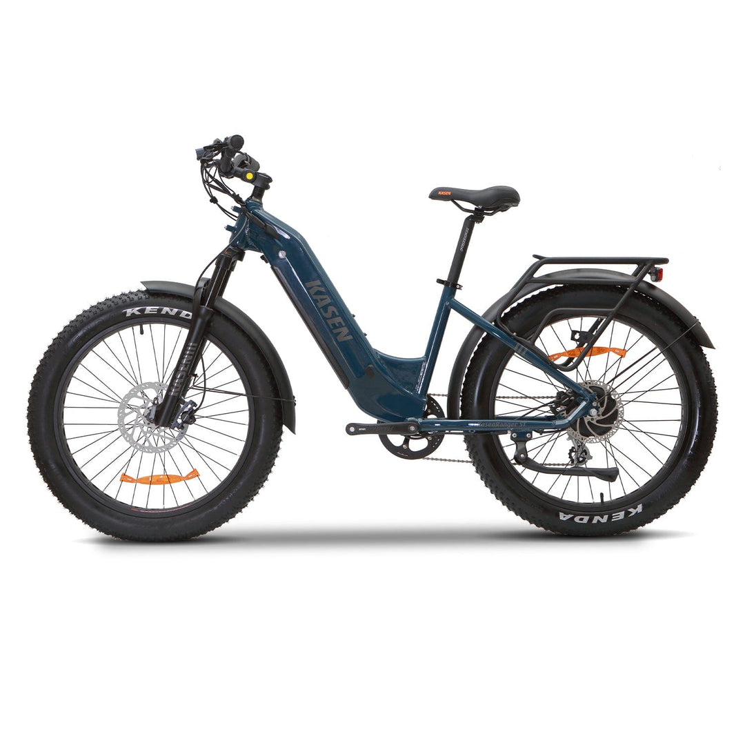 e bike fully 1000 watt Ranger Step-Thru E-Bike: 1000W Motor, 55-Mile Range, Hydraulic Brakes – Kasen Bikes